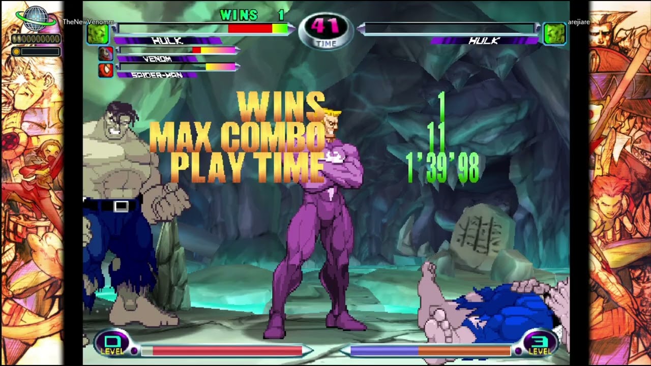 [Marvel vs Capcom 2]マブカプ２PS対戦14[mvc2]