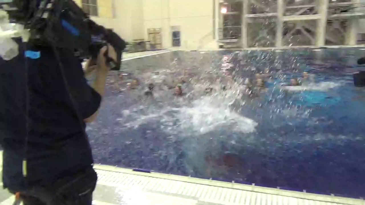 Coaches Jump into Pool YouTube