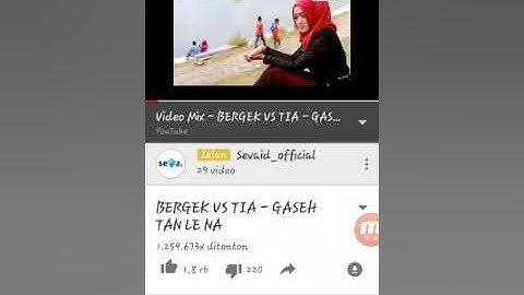 BERGEK VS TIA  GASEH TAN LE NA ?
