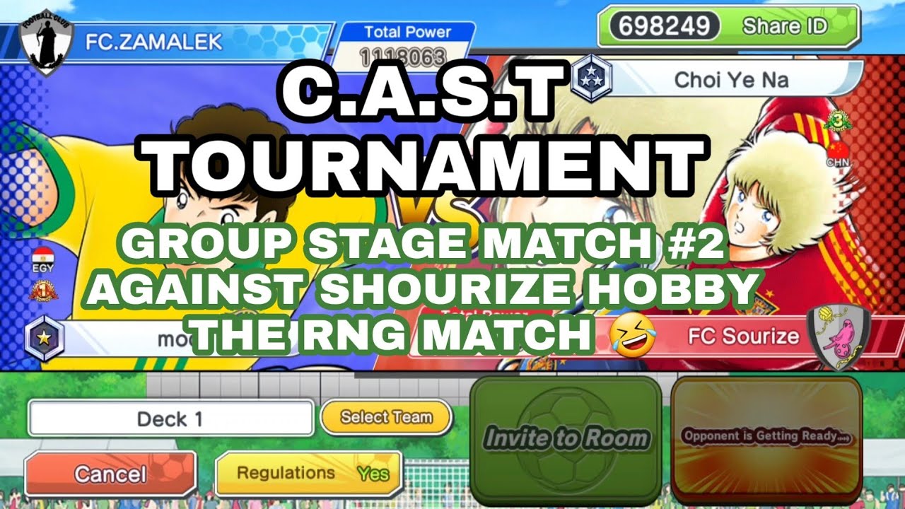 [PVP] C.A.S.T CUP GROUP STAGE MATCH #2 Captain Mody VS Shourize Hobby | CAPTAIN TSUBASA DREAM TEAM!!