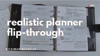 Famous (silent) planner flip through | personal wide planner ✨ Net Worth