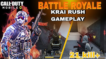 KRAI Map Battle Royale COD Mobile Full Rush💀 Intense BR Gameplay | Silent Long Video