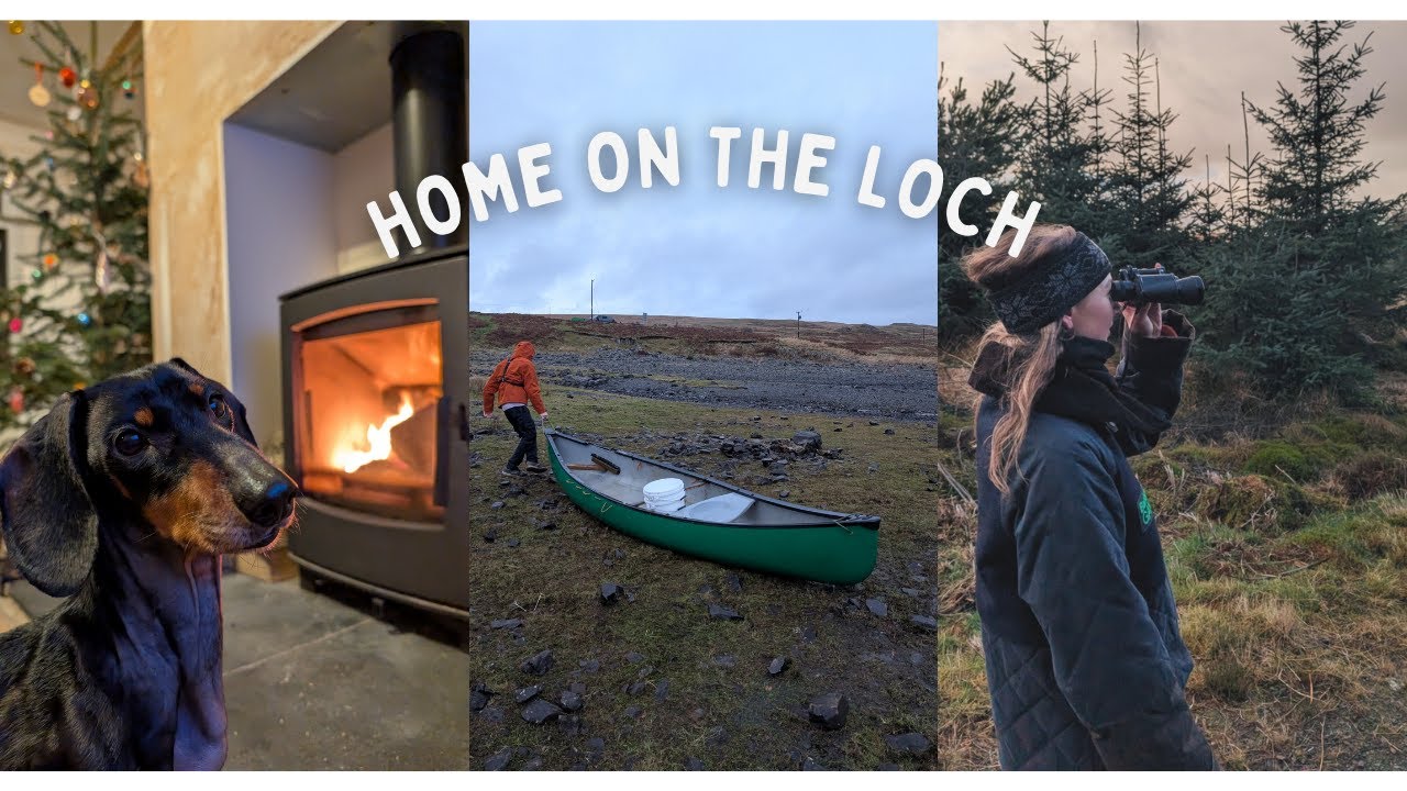 Living in the Scottish wilderness - canoe rescue!