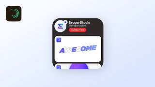 Subscribe video template with Alight Motion!