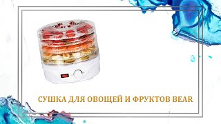Bear | Сушка для овощей, фруктов, рыбы, мяса | Кухонная техника для дома | Как сушить фрукты и овощи