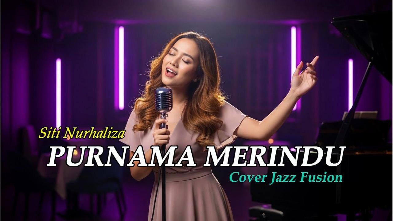 PURNAMA MERINDU – SITI NURHALIZA | POP LAWAS JADI JAZZ FUSION ASIK | FUSION JAZZ COVER
