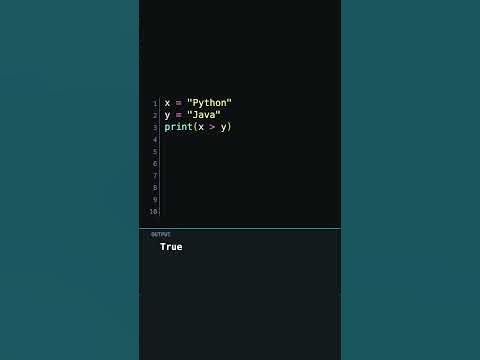 Python comparison operators with strings - comparing their unicode ...