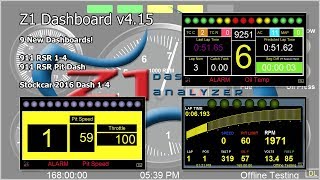 Z1 Dashboard V4.15 New Dashboards