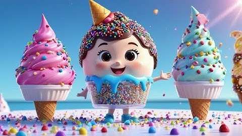 Yummy Ice Cream Colors | Count and Learn with Us! | Fun Learning Song for Kids