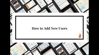 How to Add New Users