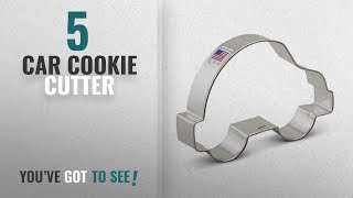 Best Car Cookie Cutter [2018]: Ann Clark Small Car Cookie Cutter - 4.75 Inches - Tin Plated Steel