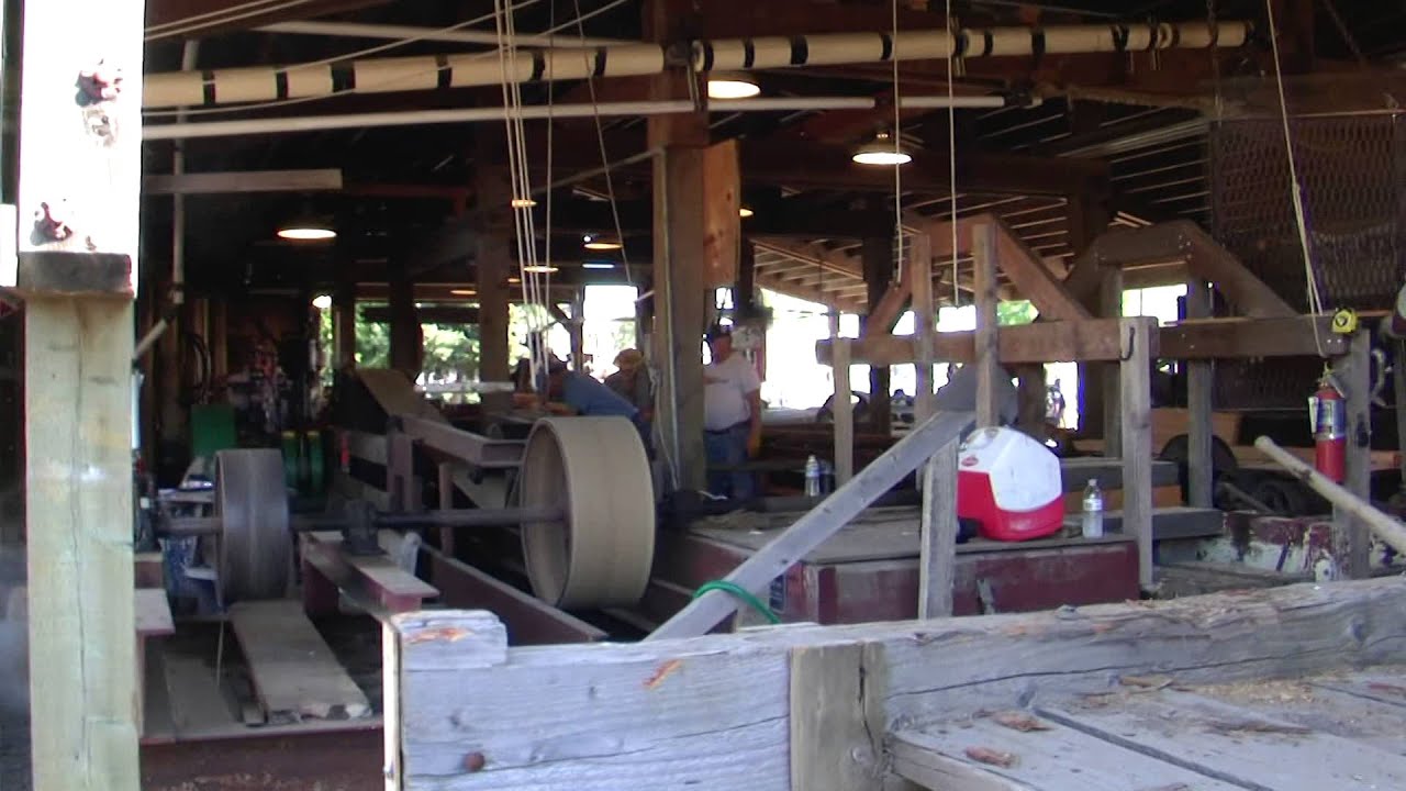 Antique Powerland Steam Sawmill Miller Sawmill YouTube