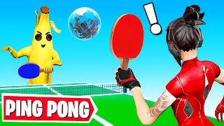 Playing PING PONG in Fortnite Creative! *NEW* Custom Gamemode