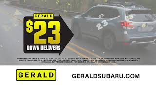 Right Now at GERALD Subaru of Naperville, save on great selection of new Subarus arriving daily!