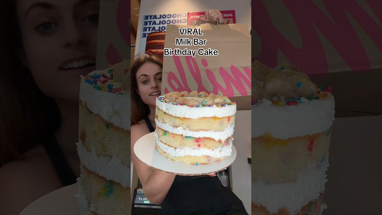 VIRAL Milk Bar Birthday Cake 🥛🩷🎂🥳