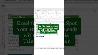 Excel for Marketers: Spot Your Highest Email Leads with Multi-Criteria Using This Function