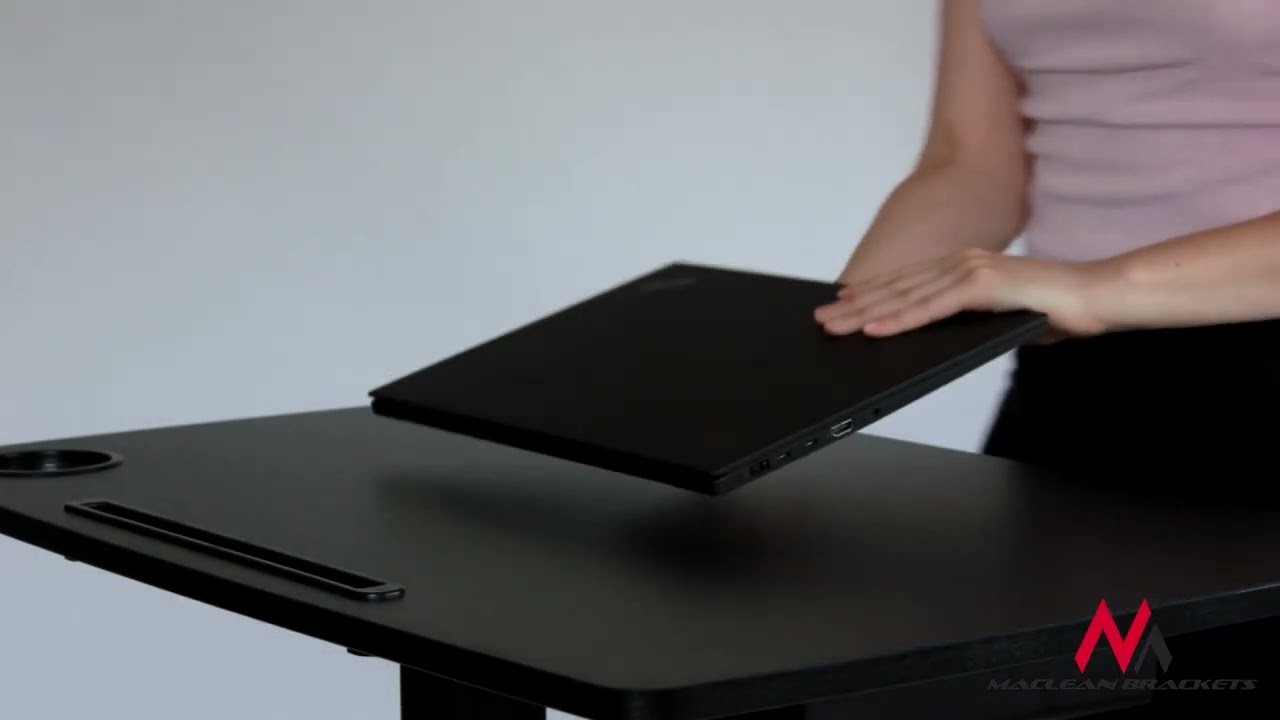 Maclean MC-764 Laptop Halterung Adapter für Monitorhalterungen VESA 75x75 100x100 mm für Laptops
