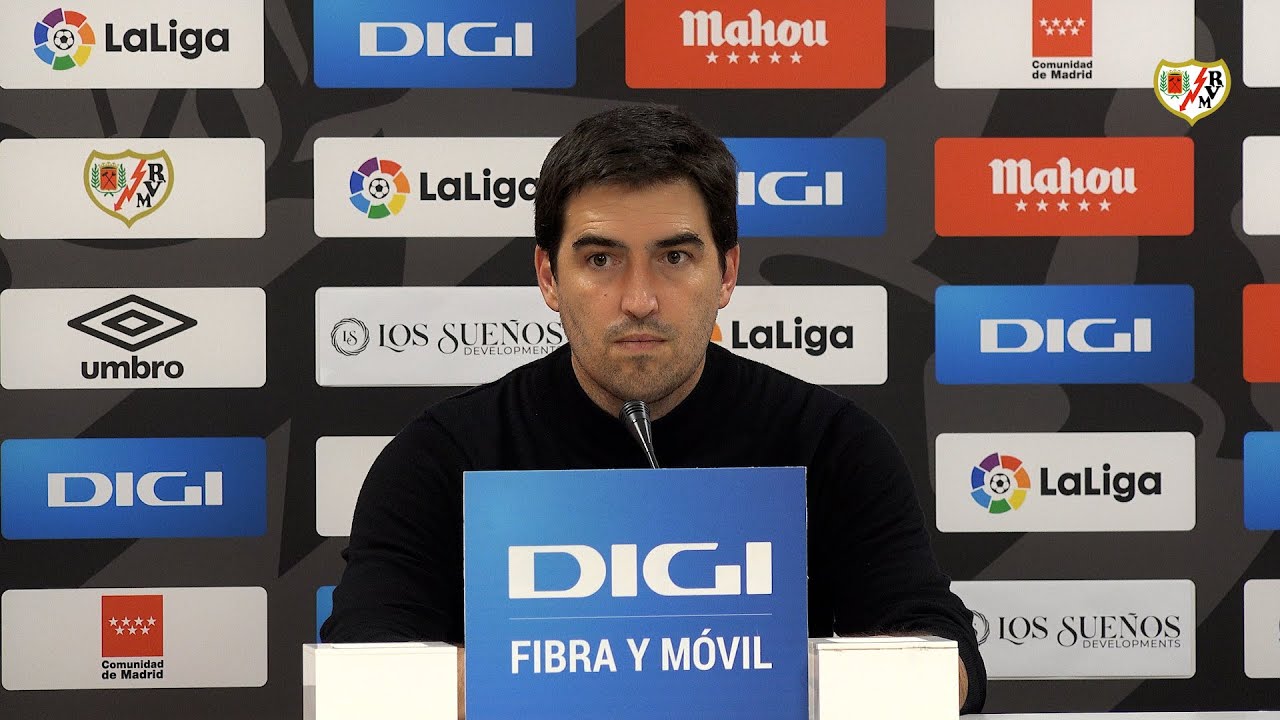 Iraola tras el Rayo Vallecano 2 - Elche CF 1 - YouTube
