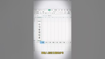 Excel表格製作文件夾檔案側標簽 #shorts #Excel操作技巧 #excel #excel函數 #辦公 #上班 #學習 #職場