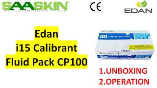 Edan i15 Calibrant Fluid Pack CP100 | Catalog No - #6944413801882 | Instruments | Blood Gas |