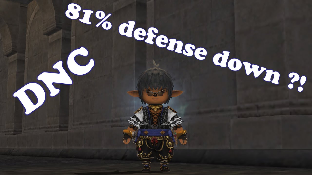 FFXI Job tips 1 DNC 81 Defense down Solo with trusts YouTube