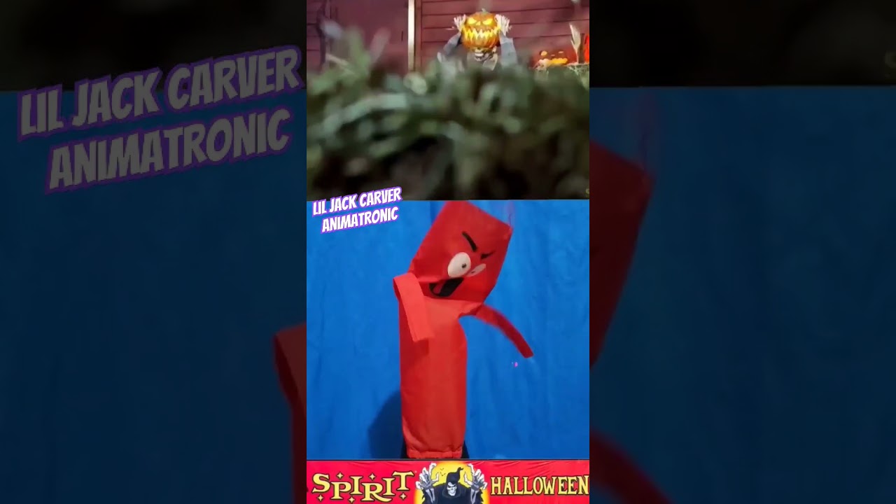 Spirit Halloween 2023: New Lil Jack Carver Animatronic Wacky Tubey Air Dancer Reaction! 