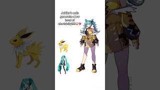 Jolteon X Miku!!!!!