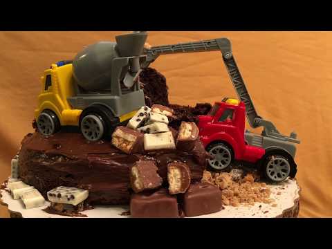 Construction Site Cake | Cooked By Sabeen