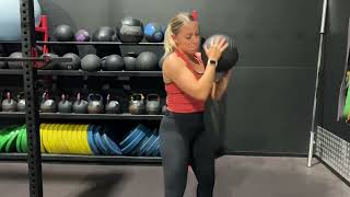 Dead-ball squat to shoulder