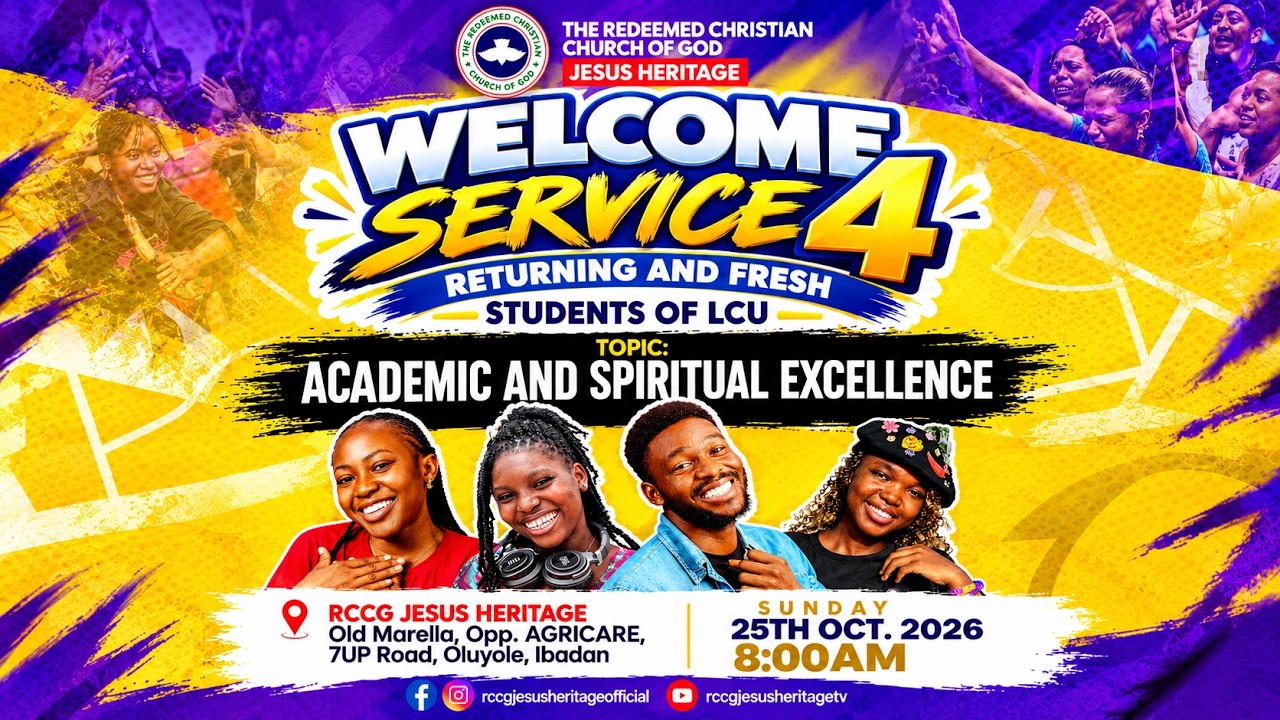 WELCOME SERVICE 4 LCU // — WE’RE LIVE! 🎉🔥 // 25/10/26 - YouTube