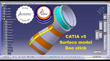 How to create a mechanical part using CATIA Part Design and Generative Shape Design 83