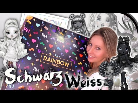 SHADOW High Puppen 🖤🤍 Dolls Review 👭 Alles in schwarz weiß 📽 Unboxing deutsch