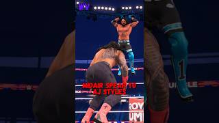 Roman Reigns’ Midair Spear To AJ Styles shorts wwe wwe2k23