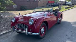 Weekend Driver! 1957 Triumph TR3 Small-Mouth - YouTube
