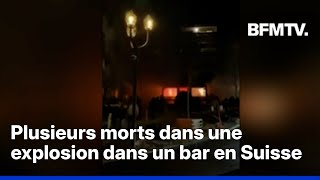 Plusieurs morts après une explosion dans la station de ski de Crans-Montana en Suisse
