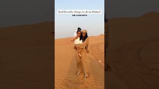 Dubai safari desert tour with a toddler! #viral #travel #dubai #fashion #grwm