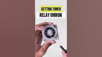 Setting Timer Relay #omron H3CR-A8
