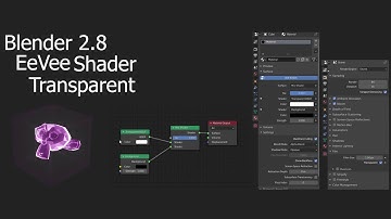 Blender 2.8 - Eevee Shader: Transparent(Alpha-Channel)