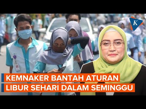 Kemnaker Buka Suara soal Perppu Cipta Kerja Hanya Bolehkan Libur 1 Hari Seminggu