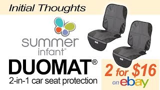 Summer Infant DUOMAT seat protectors