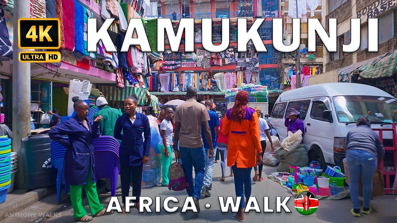 Kamukunji, Gikomba, Nairobi 🇰🇪 – Real Streets of Kenya, Africa | Walking Tour | 4K