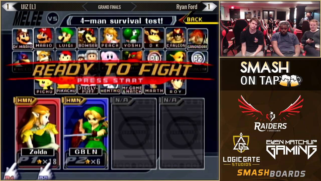 SOT #69 - IJIZ (Sheik, Ganon) vs Ryan Ford (Young Link, Doc) - SSBM Grand Finals