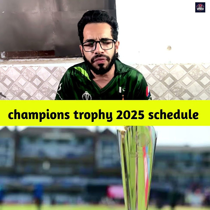 Champions trophy 2025 schedule India vs Pakistan match 1st march YouTube