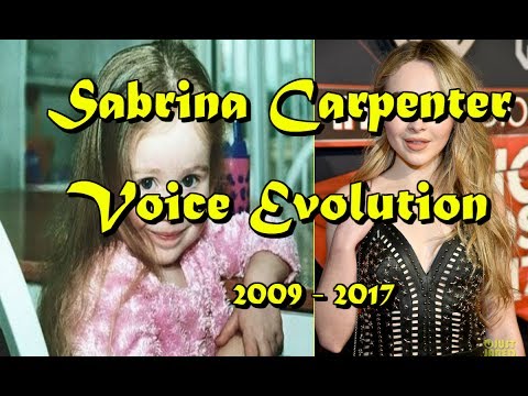 Sabrina Carpenter Voice Evolution