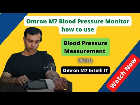 Omron M7 Blood Pressure Monitor How to use