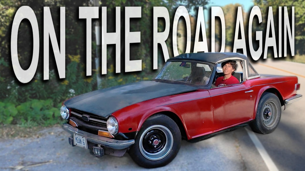 AFTER 20 YEARS SHE IS DRIVING AGAIN! - Nik's TR6 - P4