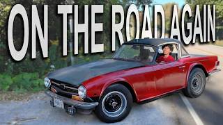 AFTER 20 YEARS SHE IS DRIVING AGAIN! - Nik's TR6 - P4