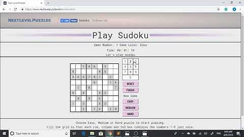 Sudoku Website - Part 1- Next Level Puzzles
