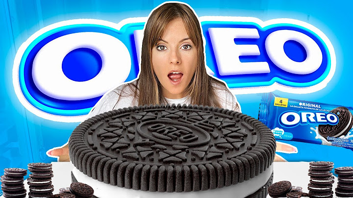 HAGO UNA OREO GIGANTE CON 100 GALLETAS!!
