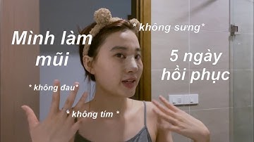 Mình sửa mũi tự nhiên hồi phục sau 5 ngày | Chanhealthy ✨